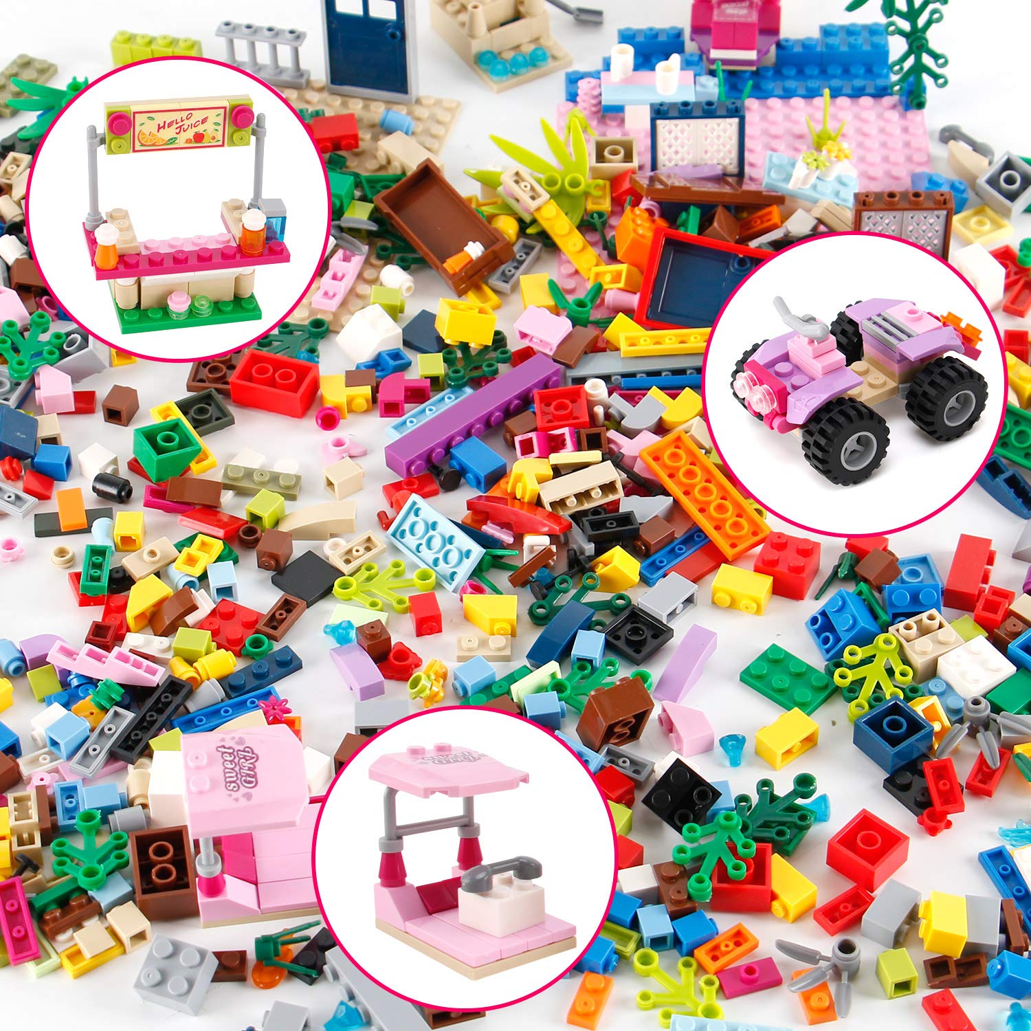 Tight-fit bricks from Liberty Imports interlock for seamless connections.