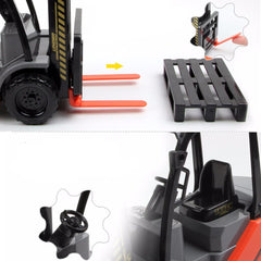 Liberty Imports manual lift control mimics real operation for interactive pretend tasks.