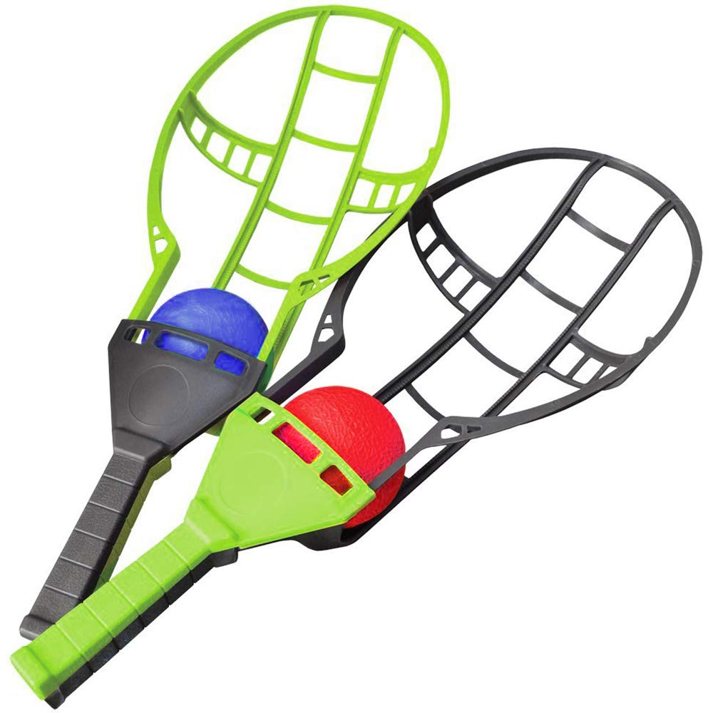 Liberty Imports Trackball Sport Chuck and Catch Ball set: two-player backyard play with long throws