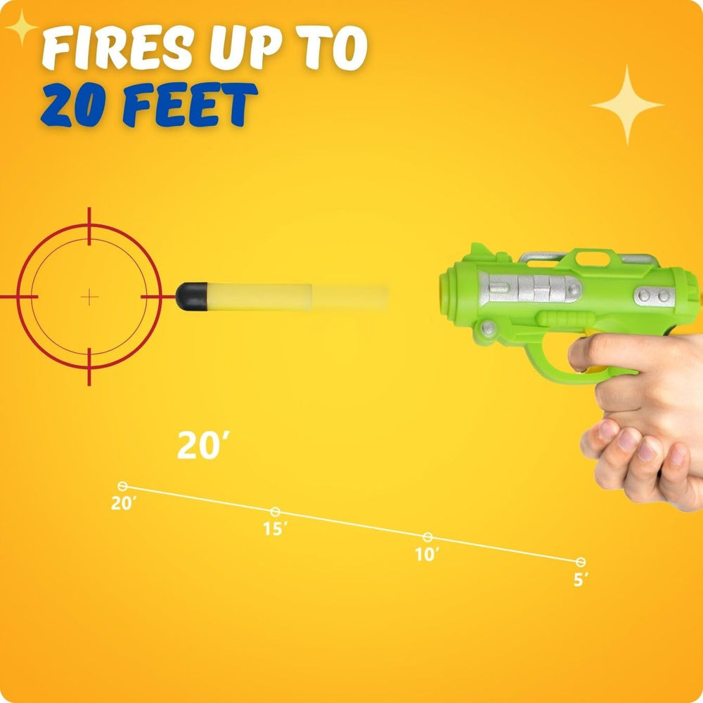Liberty Imports portable dart blaster packs for travel-friendly fun.