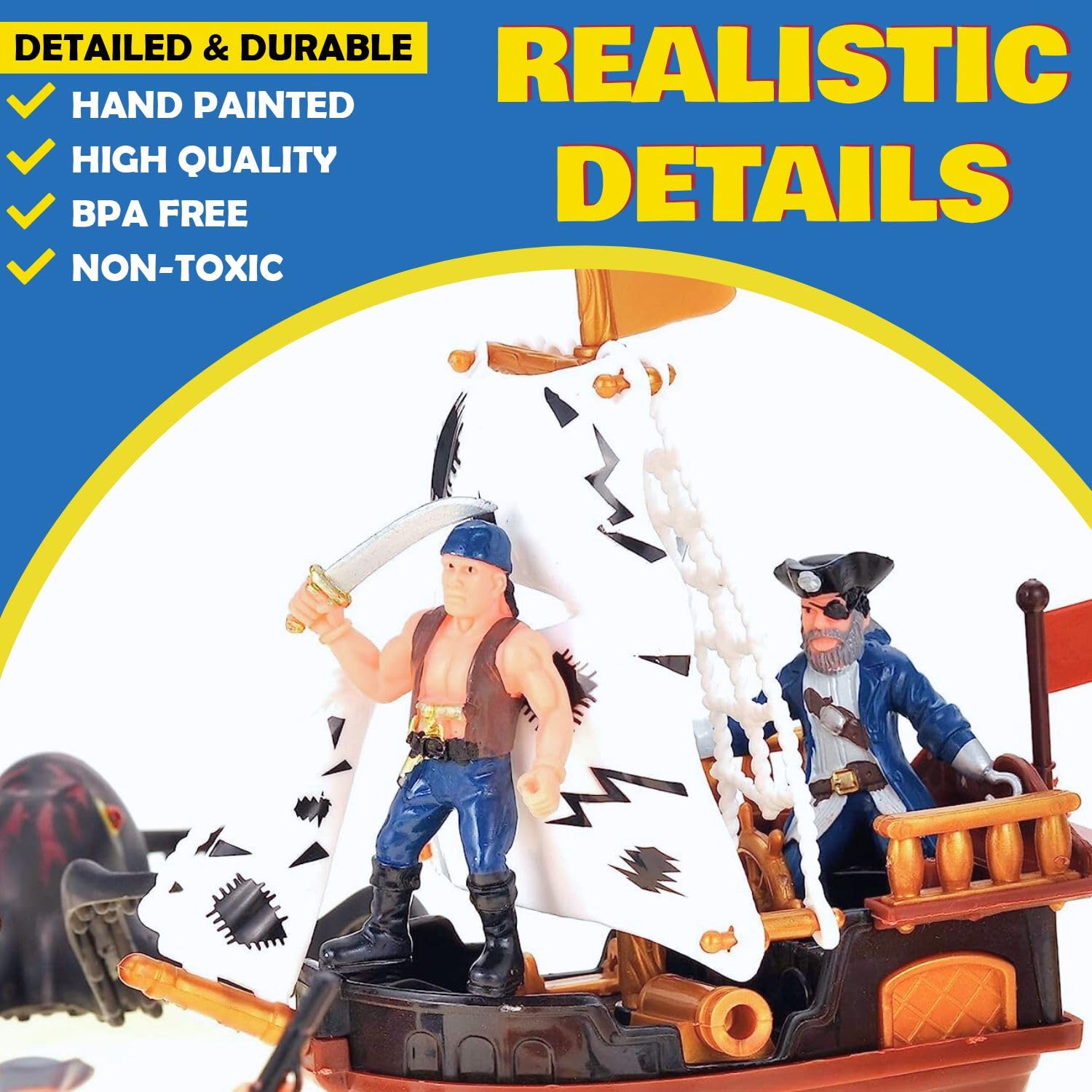 Liberty Imports treasure chest set sparks treasure hunts and party decor.