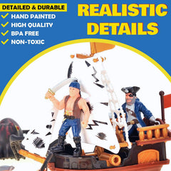 Liberty Imports treasure chest set sparks treasure hunts and party decor.