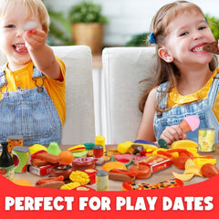 Liberty Imports versatile playset enables breakfast to snack role-play.