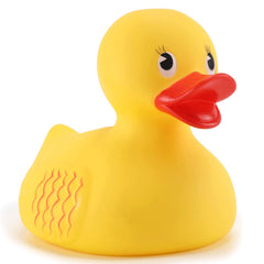 Liberty Imports 10-inch jumbo yellow rubber duck bath toy for imaginative play