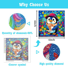 Libfx Diamond Art Kits gift-ready set for young artists and crafters