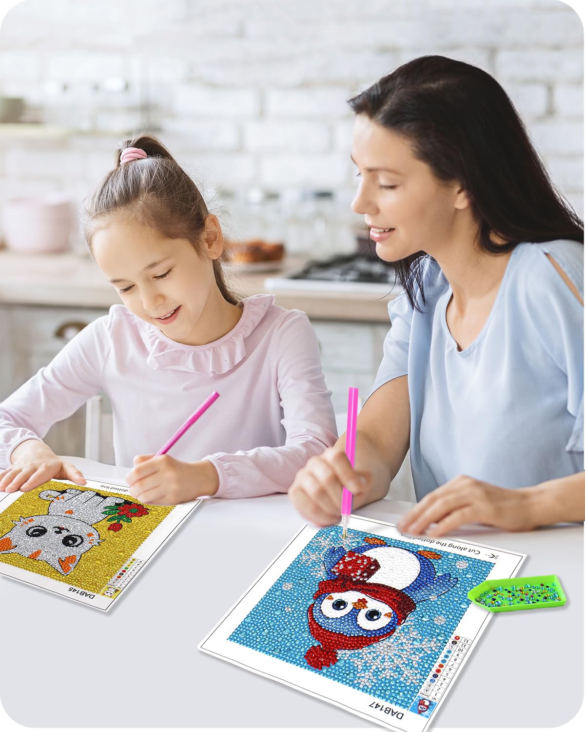 Libfx Penguin Panda diamonds and tools bundle ideal for beginner crafting