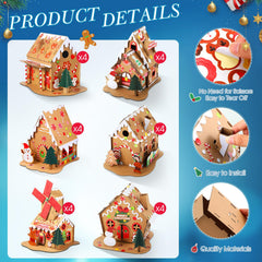 Libima gingerbread house kit style-c ideal family holiday project
