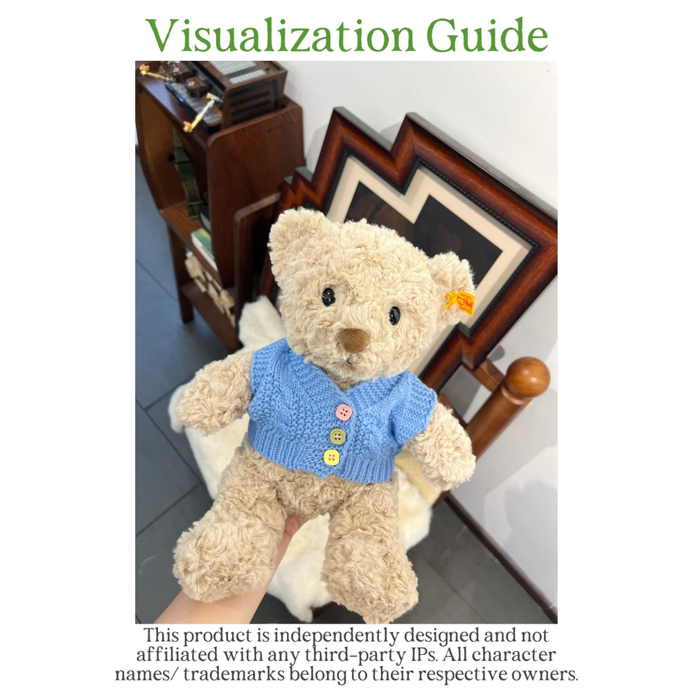 LICHADUOLE gift-ready set for plush bear lovers