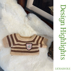 LICHADUOLE bear embroidery adds charm to every outfit.