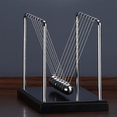 LICRAFT Newton's Cradle on desk display for modern science decor and focus.