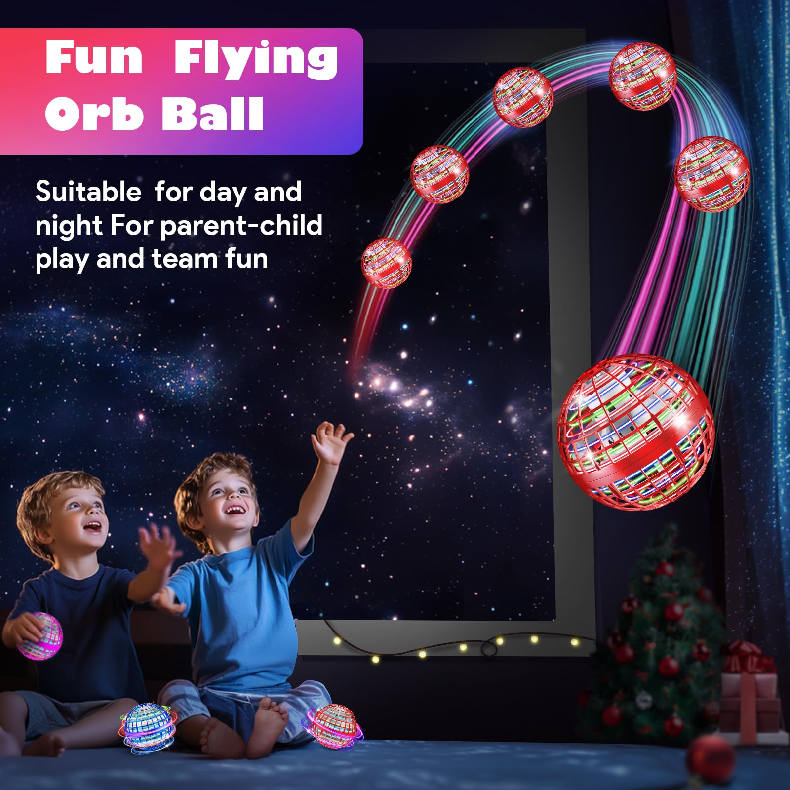 Lidatb RGB LED glow sphere enhances outdoor fun and visibility.
