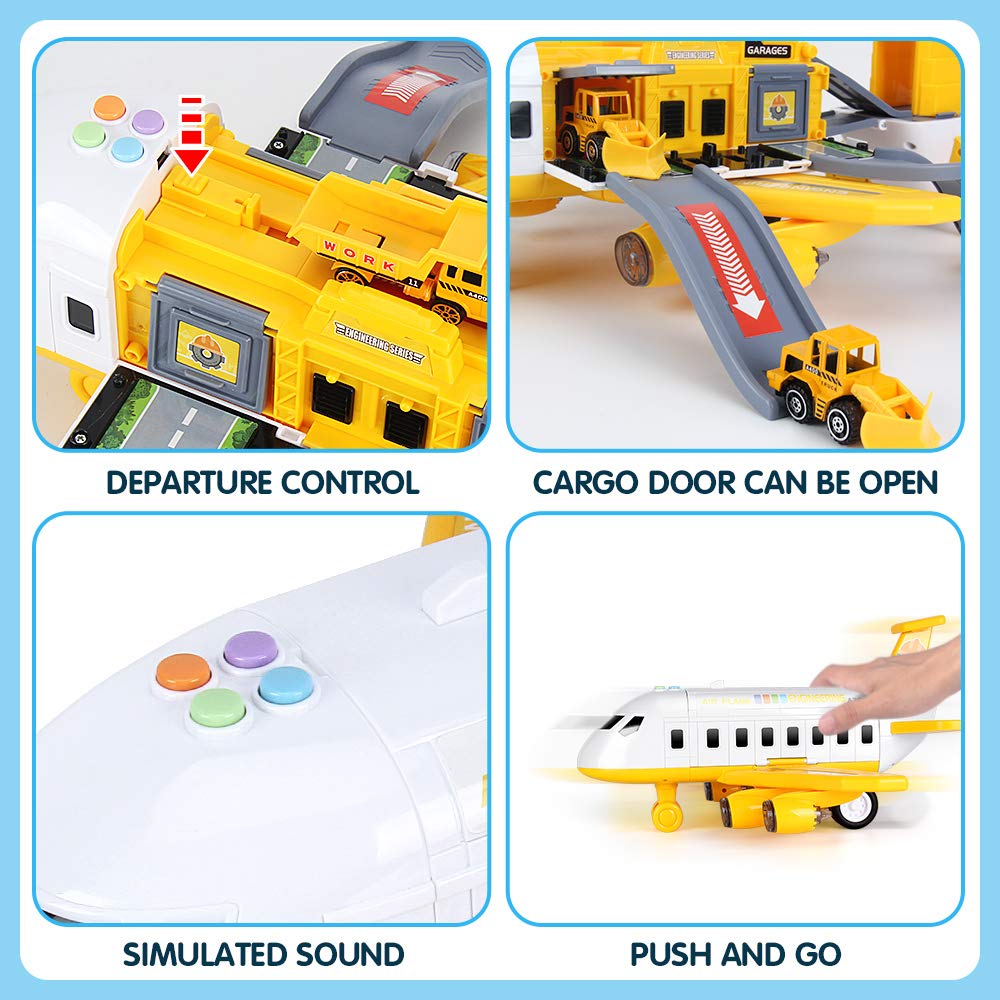 LiDi RC cargo airplane with cabin doors ready for interactive loading