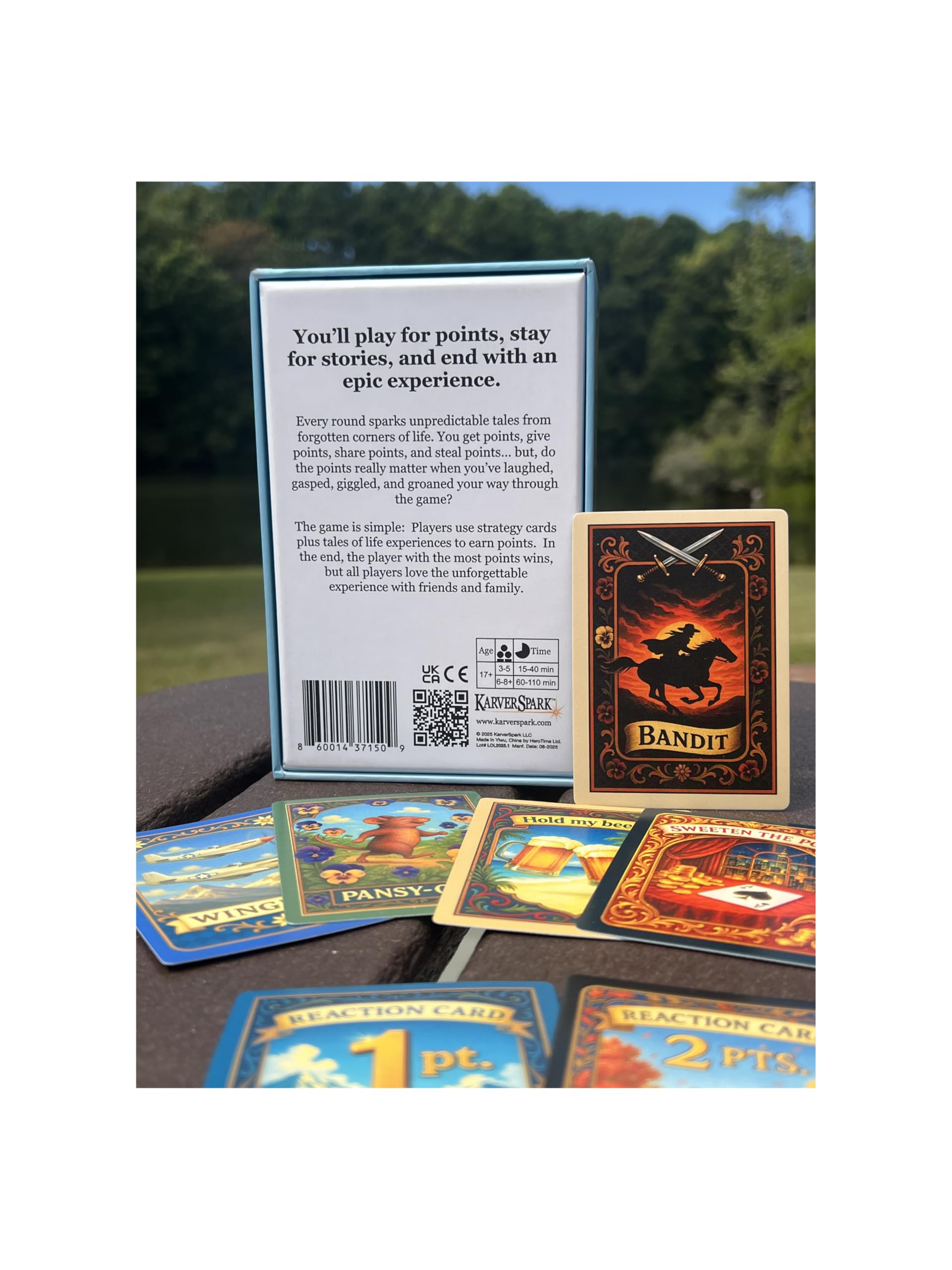 Life Out Loud reaction cards add playful twists and strategy.