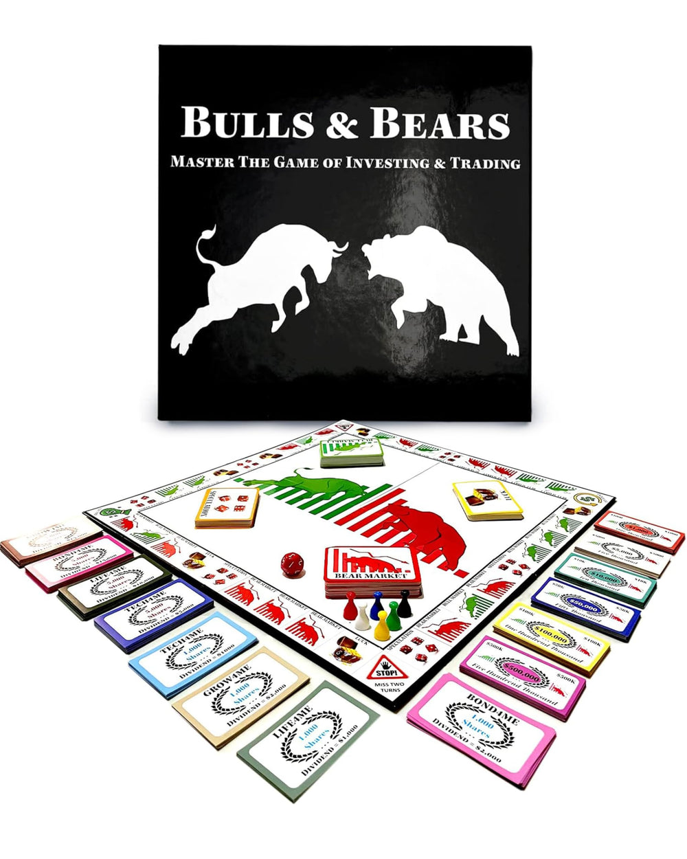 Life Sutra Bulls and Bears cover ready for family game night and learning together.