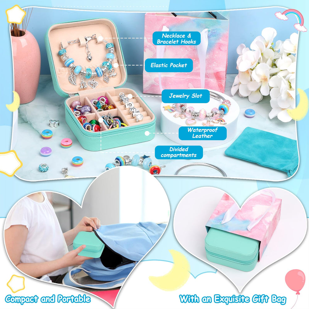 LifeisLuck colorful beads and charms collection for creative jewelry design