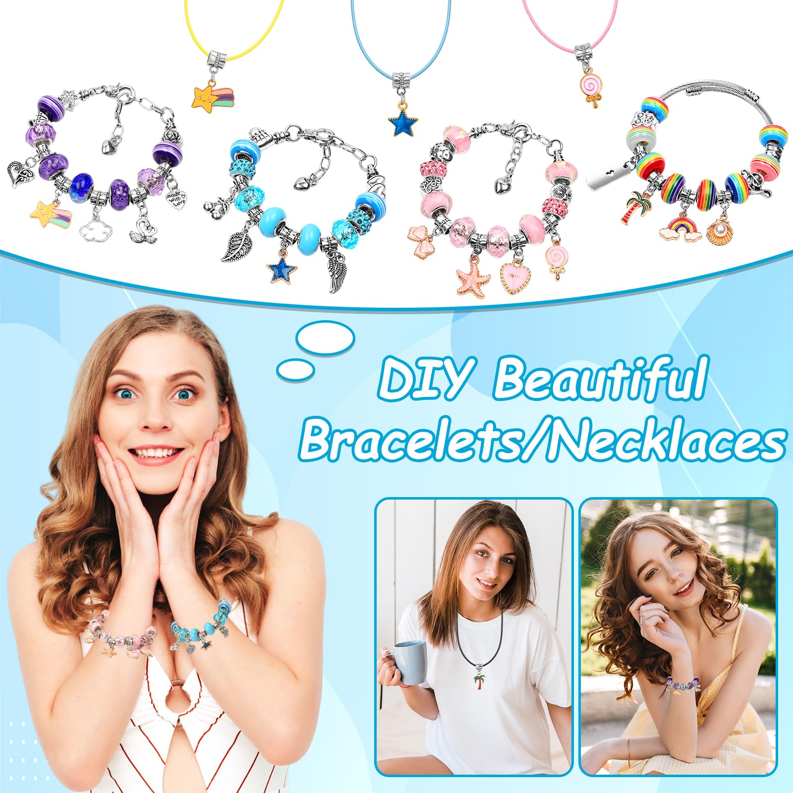 LifeisLuck detailed instruction manual with easy bracelet design ideas