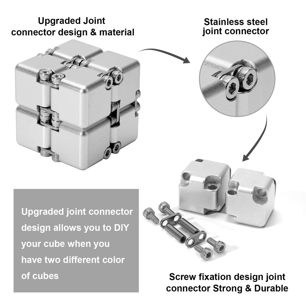 Lifidea Infinity Cube aluminum surface detail emphasizes premium texture