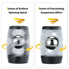 Lifidea kinetic ball spinning action reveals mesmerizing suspension effect