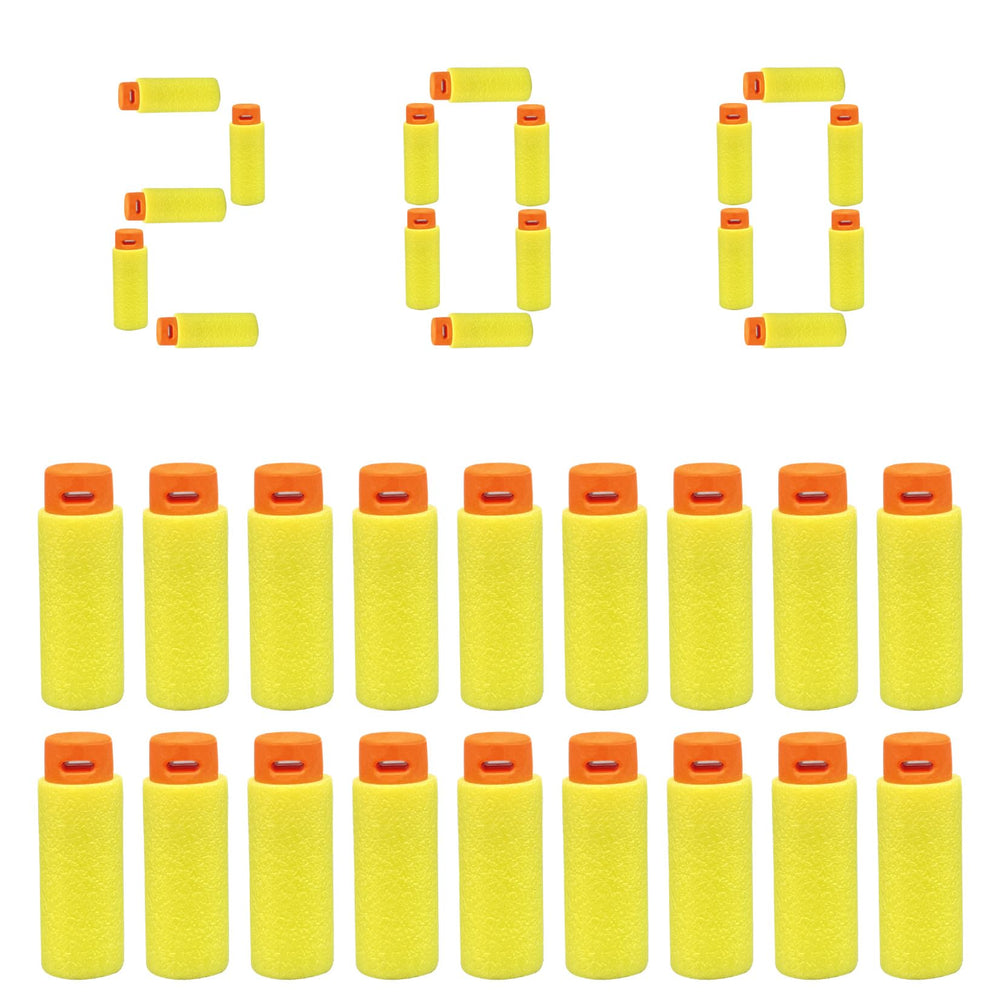 Lififun half-length yellow darts pack ready for Nerf battles offering extended range.