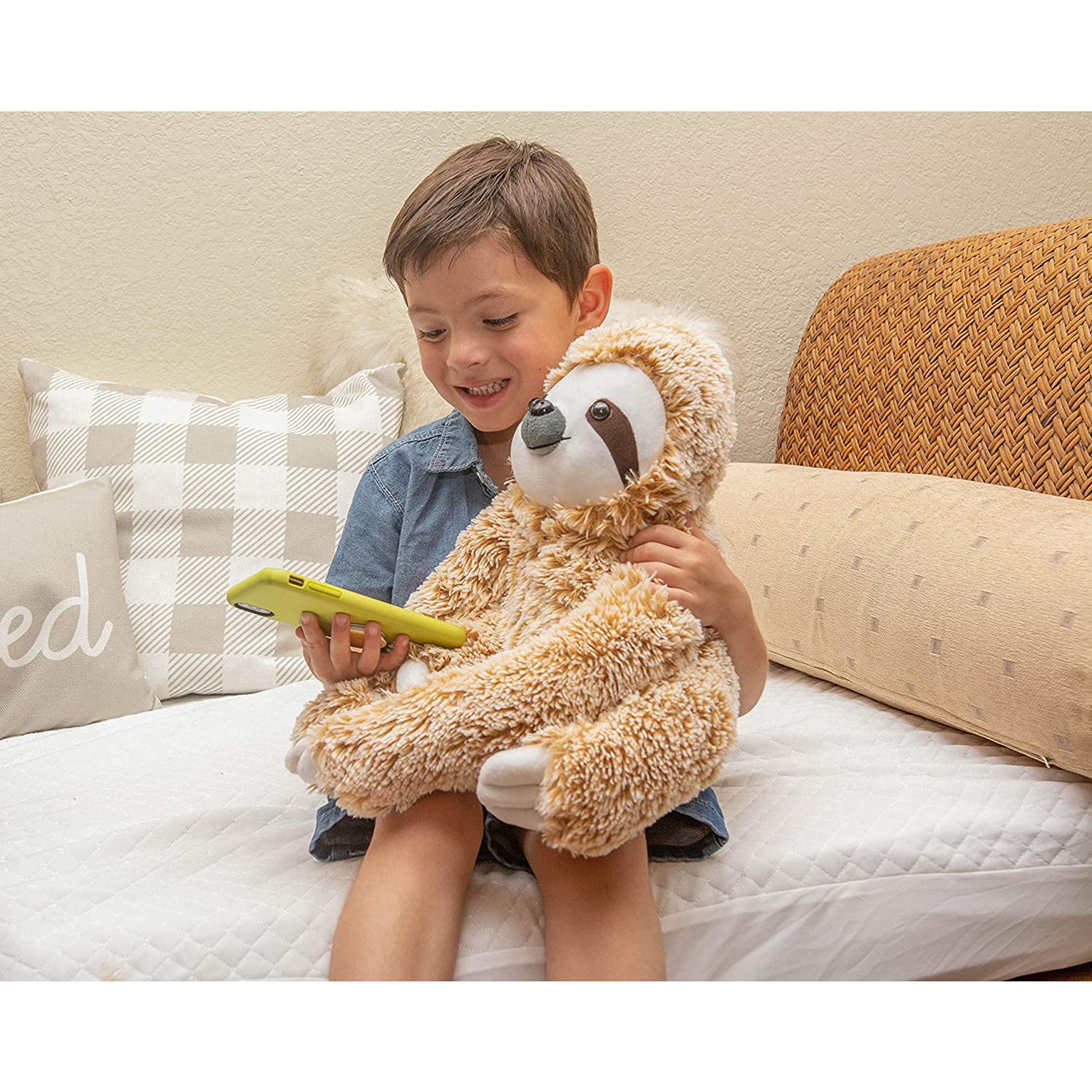 Light Autumn sloth smile design sparks playful affection and comfort