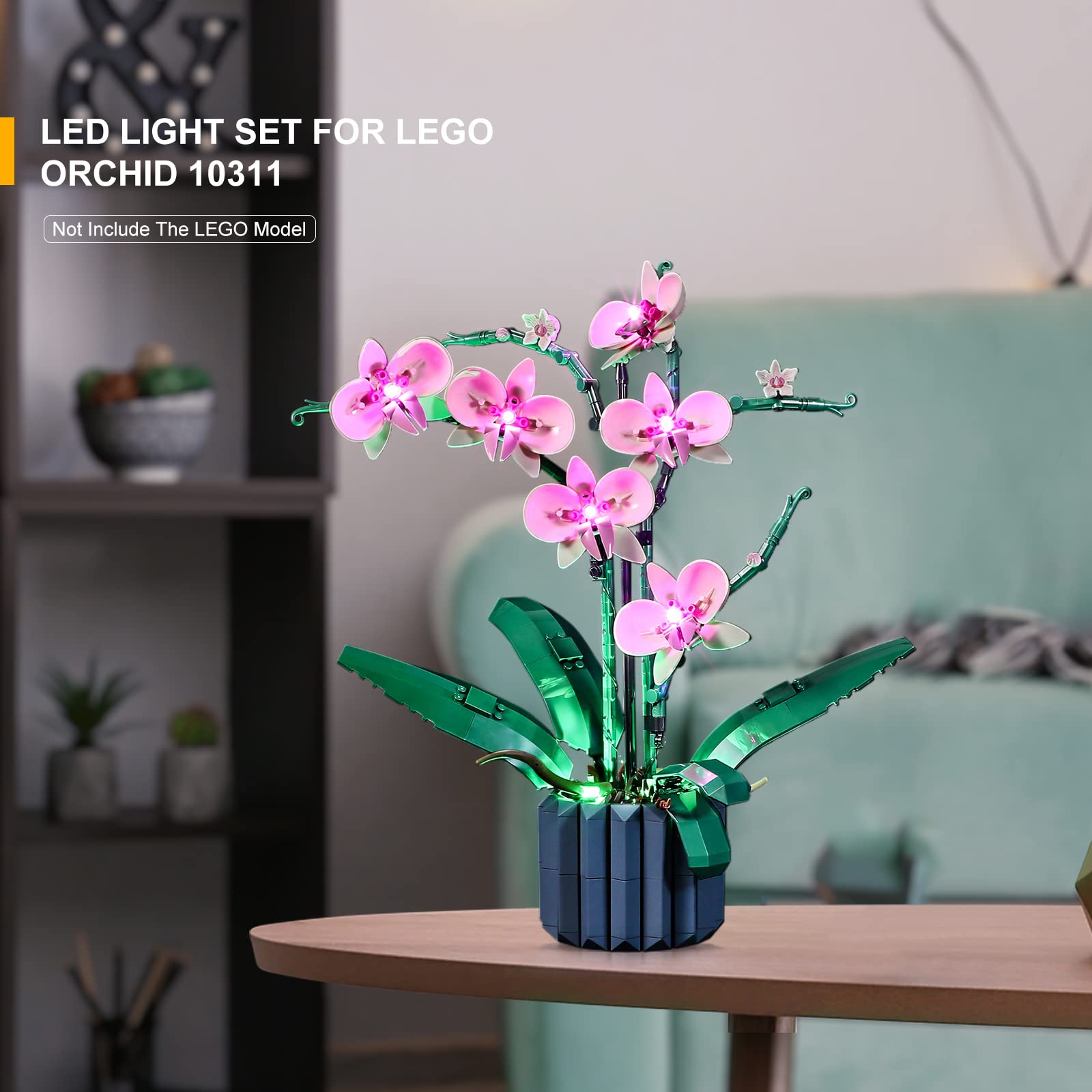 Lightailing Lego-10311 Orchid installation guide helps quick setup.