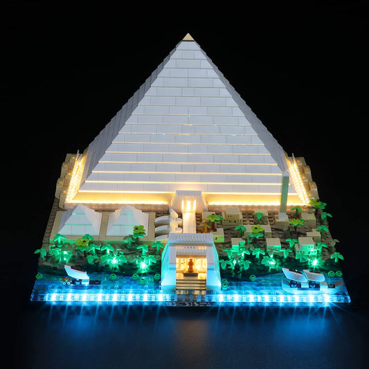 Lightailing lighting kit packaging ready for quick illumination setup of the Pyramid