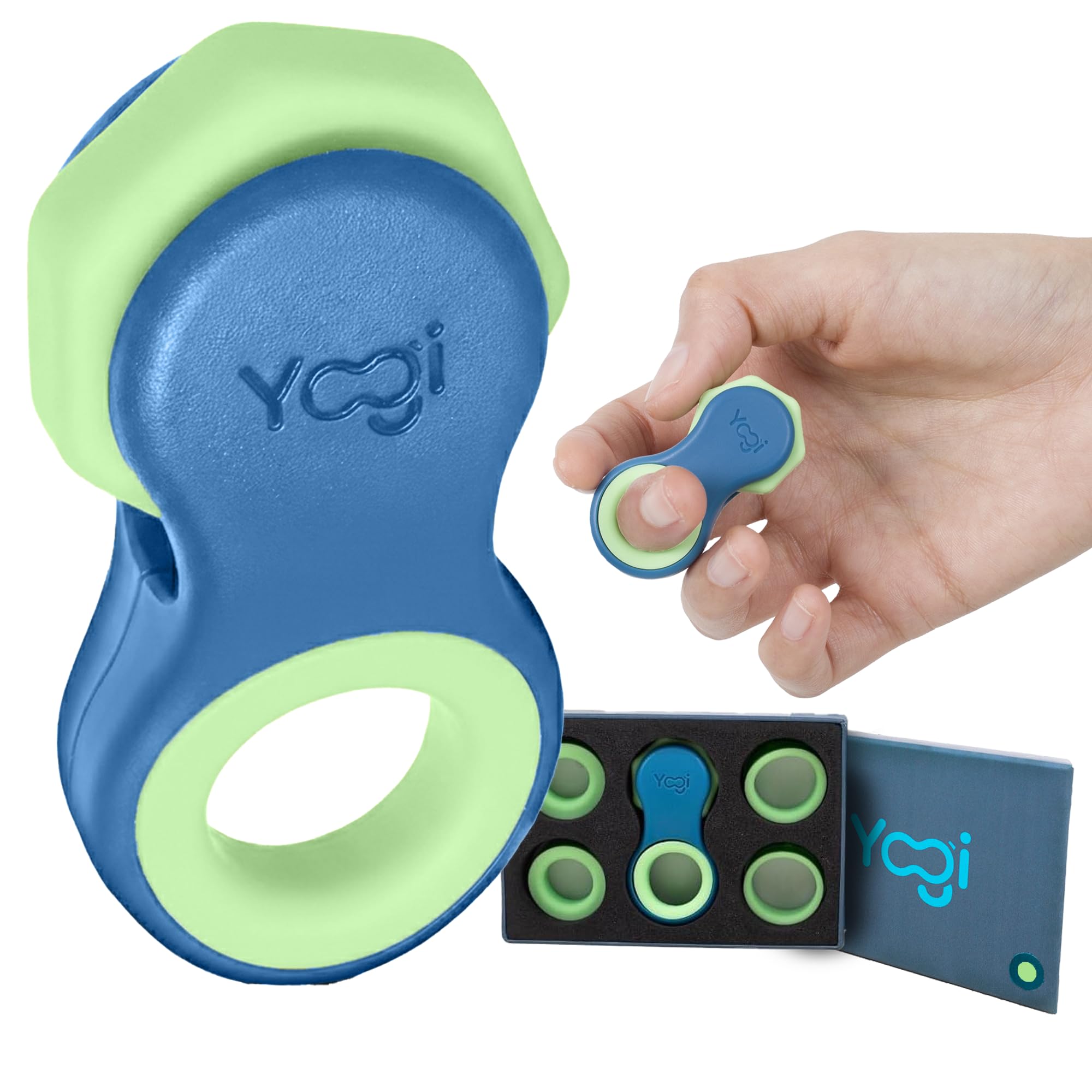 Lightbulb Ideas Yogi Fidget Toy silent spinner for calm focus at work