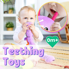 LIGHTDESIRE Caterpillar pull-string tail encourages interactive play.