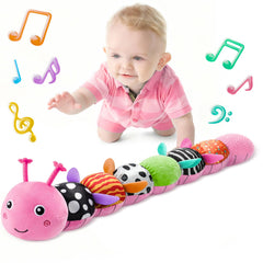 LIGHTDESIRE Caterpillar head music toy delivers soothing melodies for tummy time.