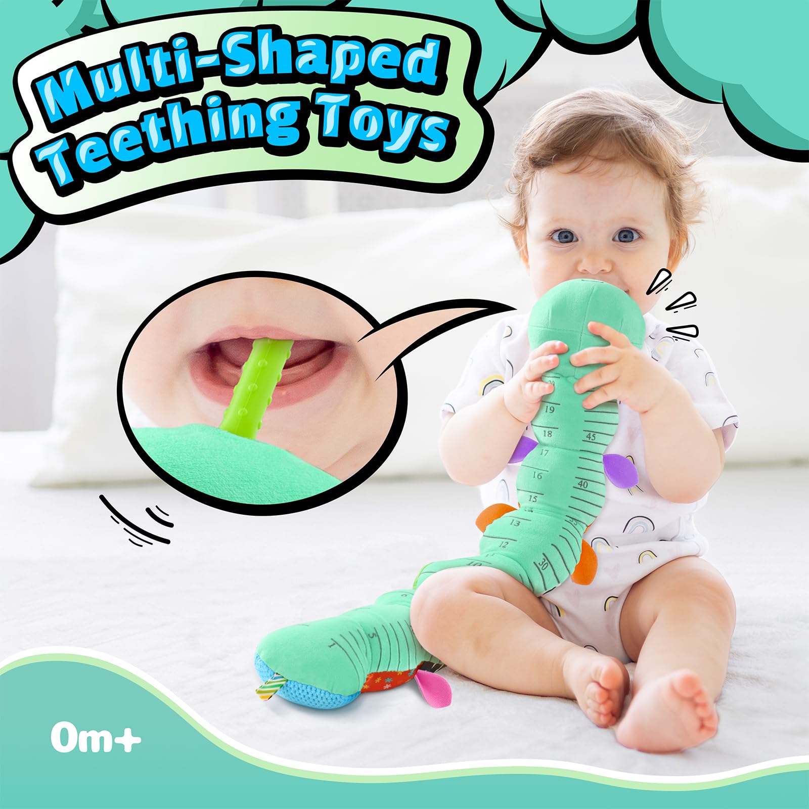 LIGHTDESIRE belly ruler on caterpillar aids growth tracking
