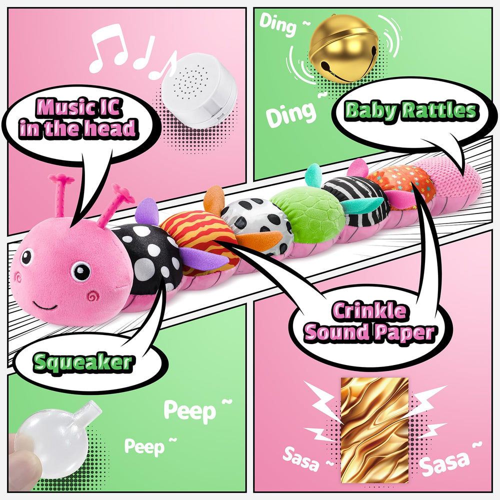 LIGHTDESIRE body segments produce diverse sounds to stimulate auditory exploration.