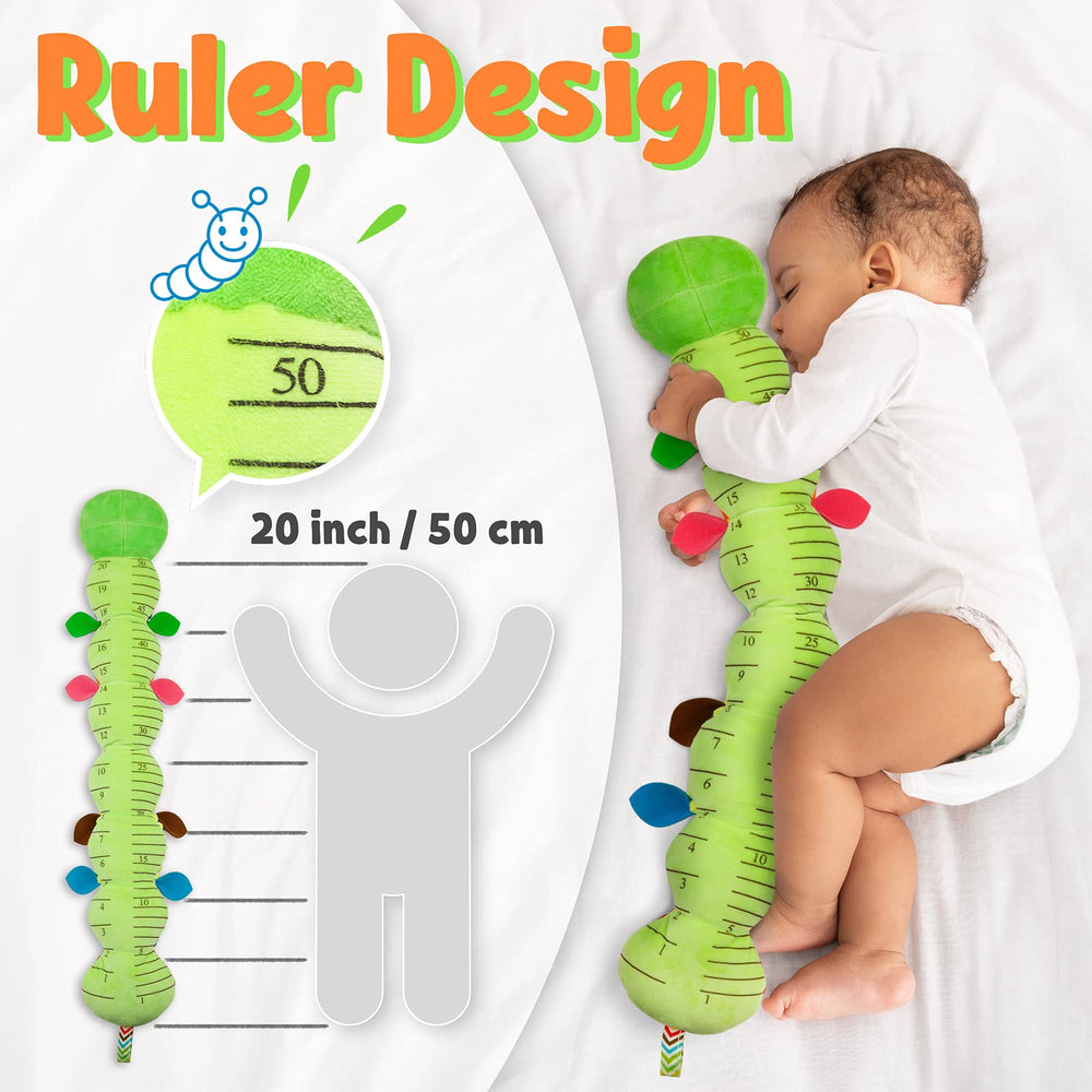 LIGHTDESIRE soft plush caterpillar offers safe cuddling for newborns