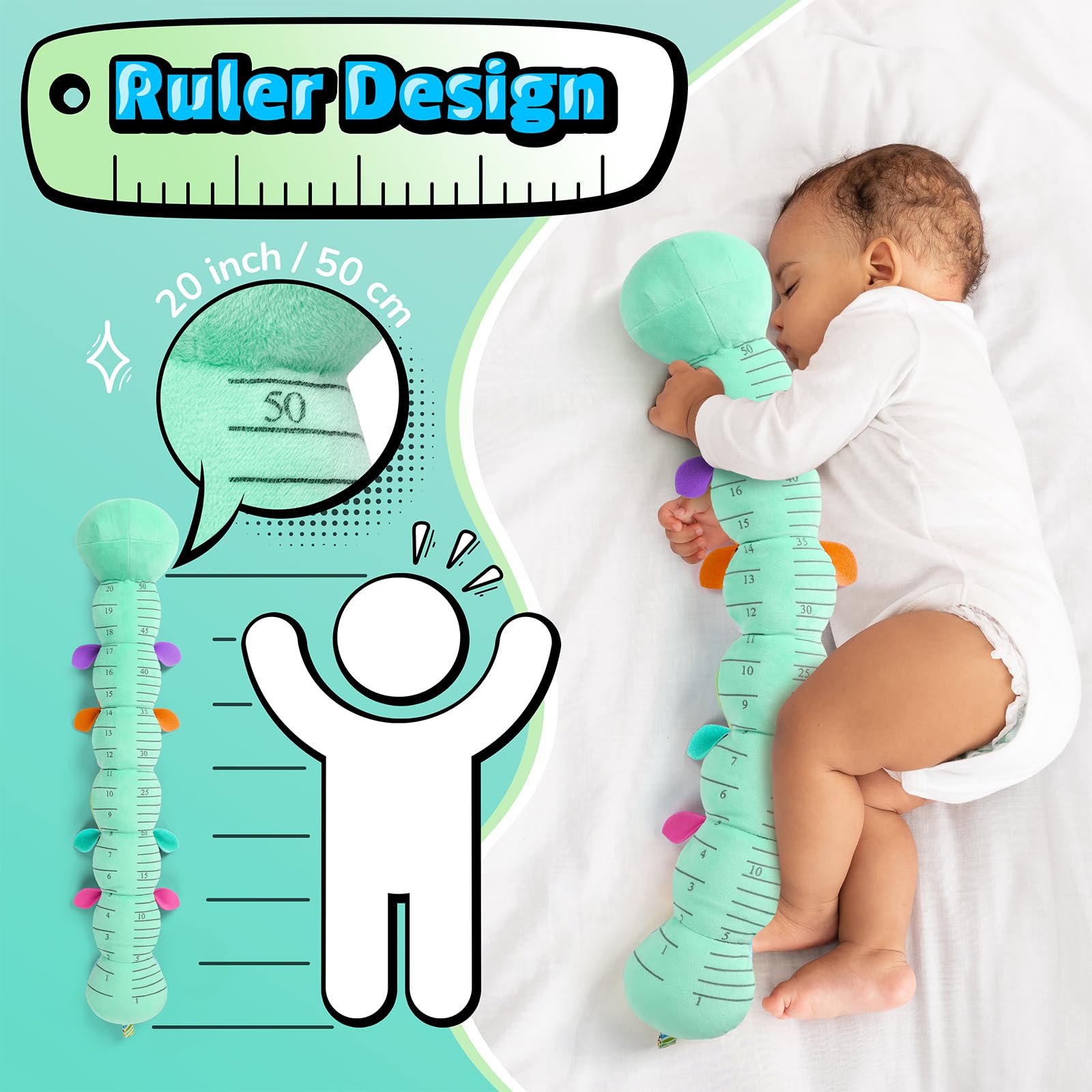 LIGHTDESIRE plush teething toy with safe materials