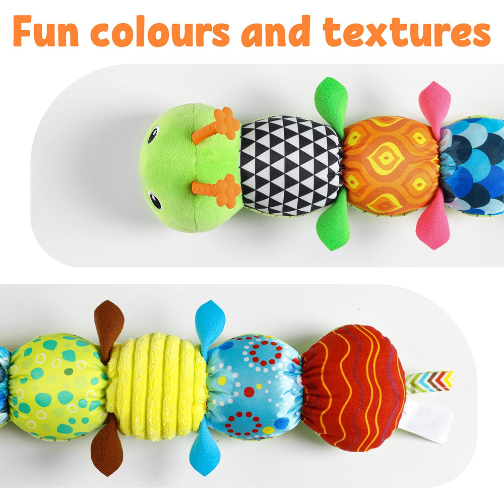 LIGHTDESIRE caterpillar tummy ruler to track growth during play