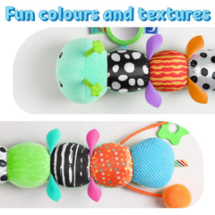 LIGHTDESIRE 20-inch tummy-time ruler helps track growth during playtime.