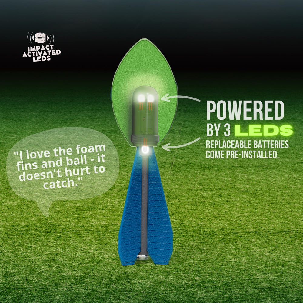 LIGHTRO illuminated football boosts visibility during dusk games