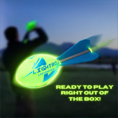 LIGHTRO tail-stabilized spiral helps throw tighter, longer passes