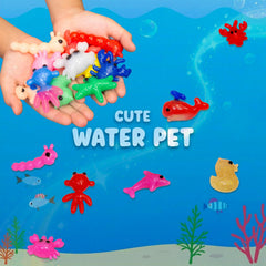 LIHBCAIYI Water pets with molds fuel imaginative pretend play.