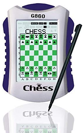 LIKE portable chess board with LED backlight for clear play in any lighting.