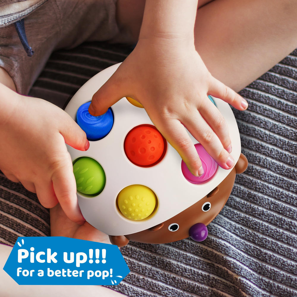 LiKee travel-friendly busy board keeps little hands occupied during trips.