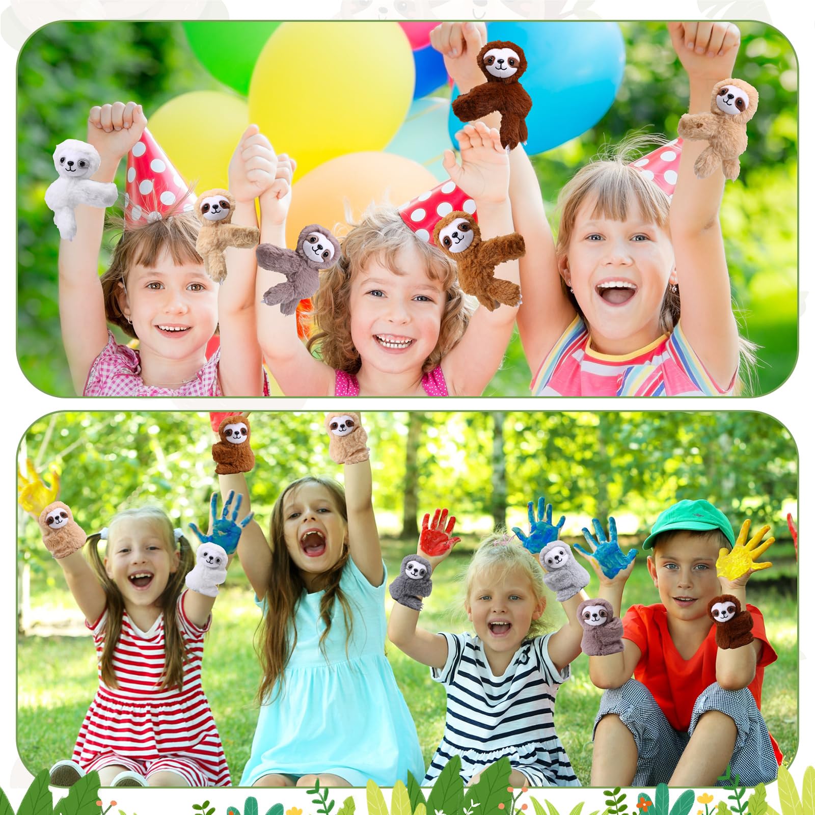 Liliful classroom rewards with sloth bracelets encourage participation and sharing.
