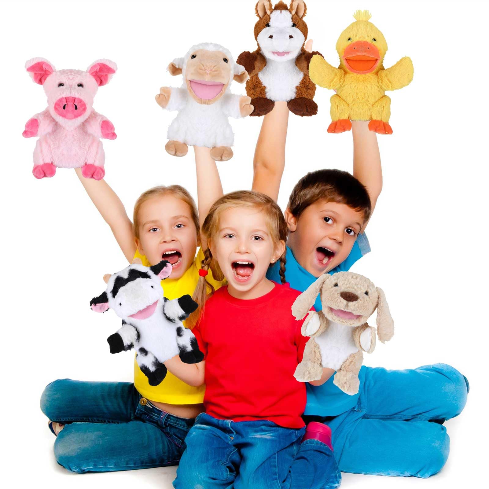 Liliful pig puppet with movable mouth ideal for classroom fun
