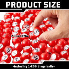 Liliful red 0.9-inch plastic balls stacked for large group activities.