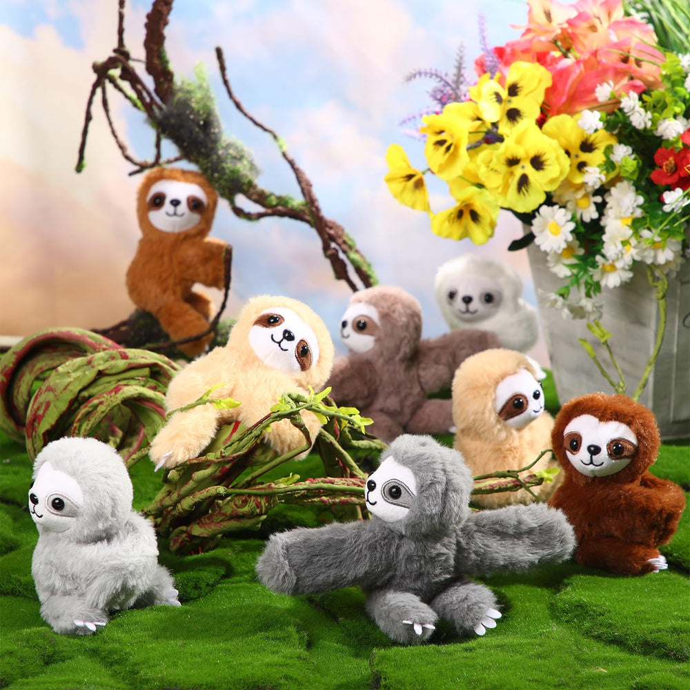 Liliful soft plush sloth bracelets offer comfortable wear and imaginative play.