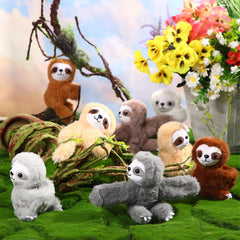 Liliful soft plush sloth bracelets offer comfortable wear and imaginative play.