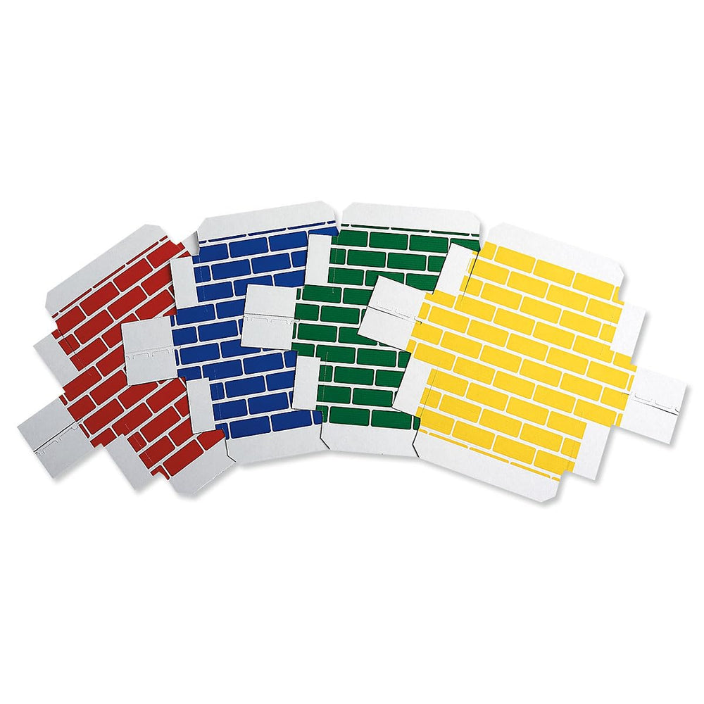 Lillian Vernon family building fort with blocks, versatile setup for storytelling