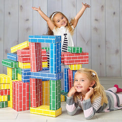 Lillian Vernon USA-made building bricks, high-quality craft for safe indoor adventures