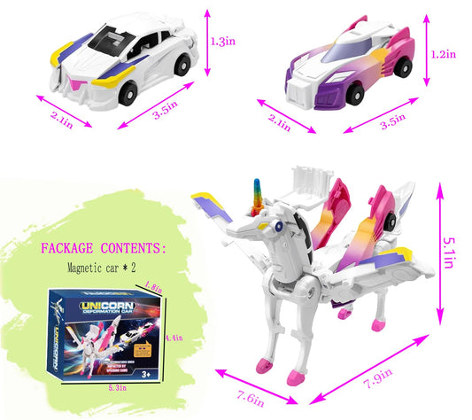 Liluwushe magnetic car crash to unicorn highlights kinetic fun without batteries.
