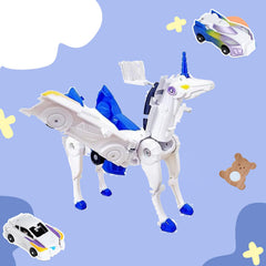 Liluwushe unicorn car in small hands, easy to grip and handle