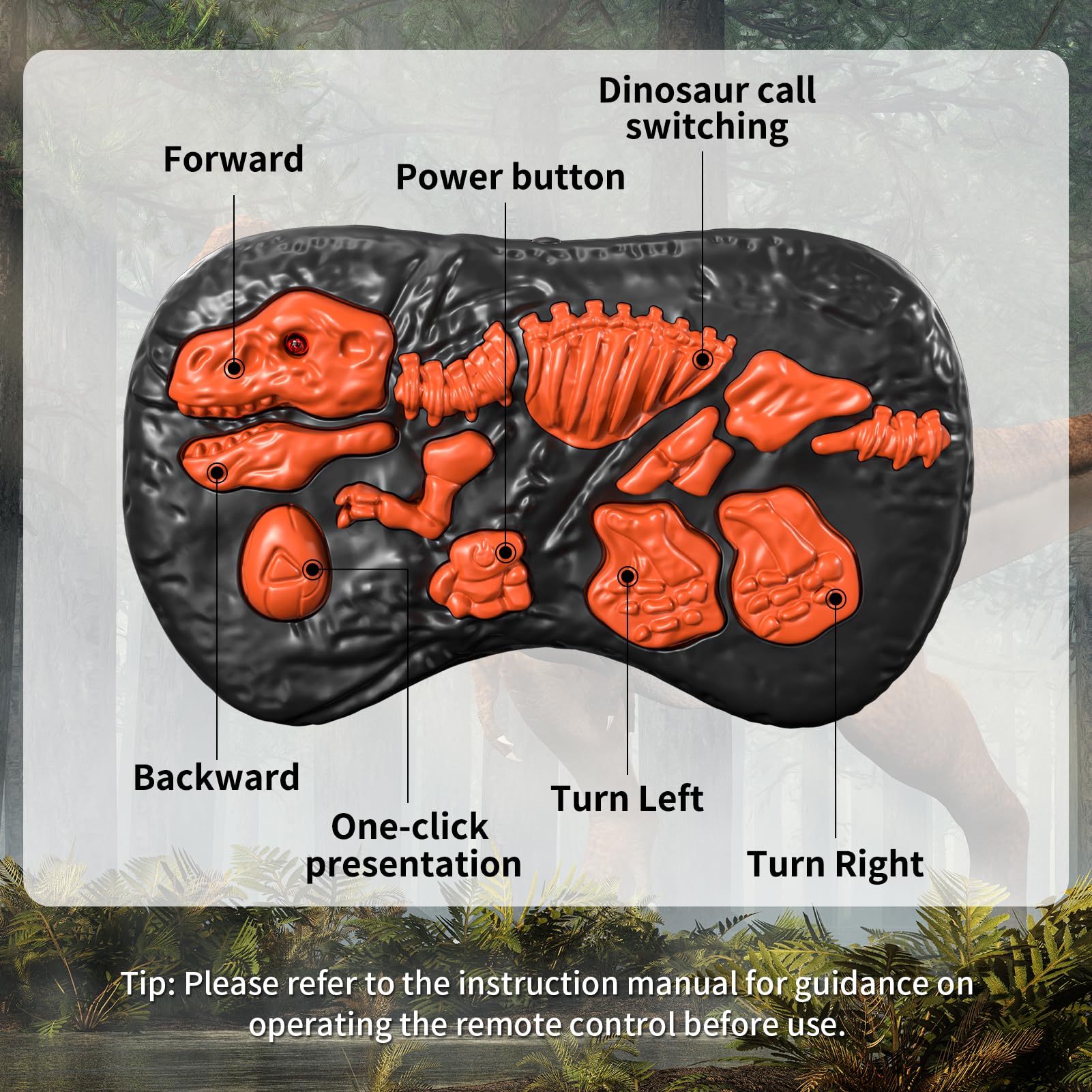 LILYBUDS dino LED lights create engaging visual effects for storytelling.